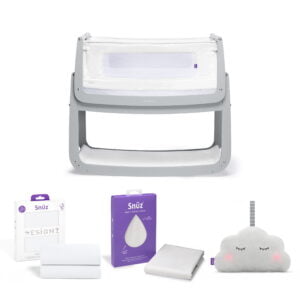 SnuzPod 4 Starter Bundle Sleep well, feed easily and be closer to your baby with the all-new SnuzPod4 Bedside Crib!