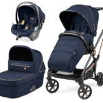 Peg Perego Vivace 3 in 1 Travel System - Blue Shine