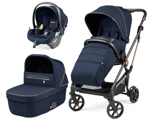 Peg Perego Vivace 3 in 1 Travel System - Blue Shine