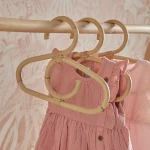 CuddleCo Aria Set of 9 Hangers - Rattan