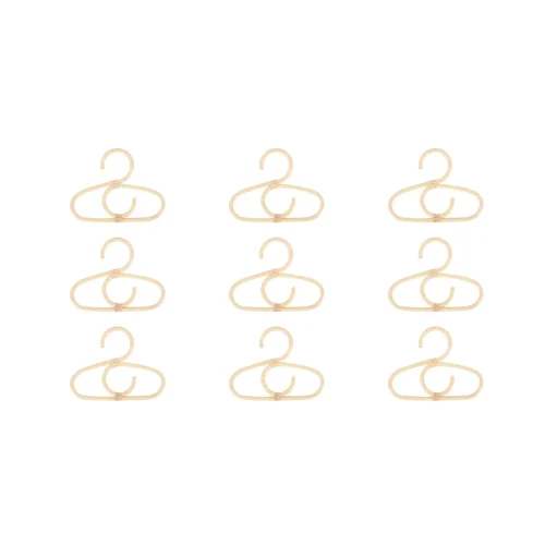 CuddleCo Aria Set of 9 Hangers - Rattan 2