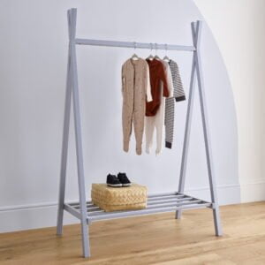 CuddleCo Nola Clothes Rail - Flint Blue