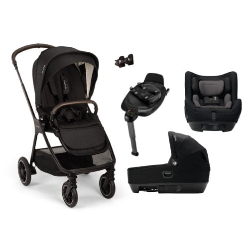 Nuna TRIV next + CARI next Generation Travel System - Caviar