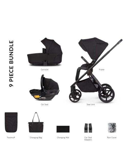 Venicci Claro 3 in 1 Travel System - Noir