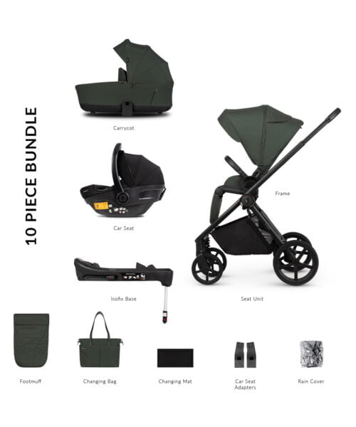 Venicci Claro The Complete Travel System Bundle - Forest